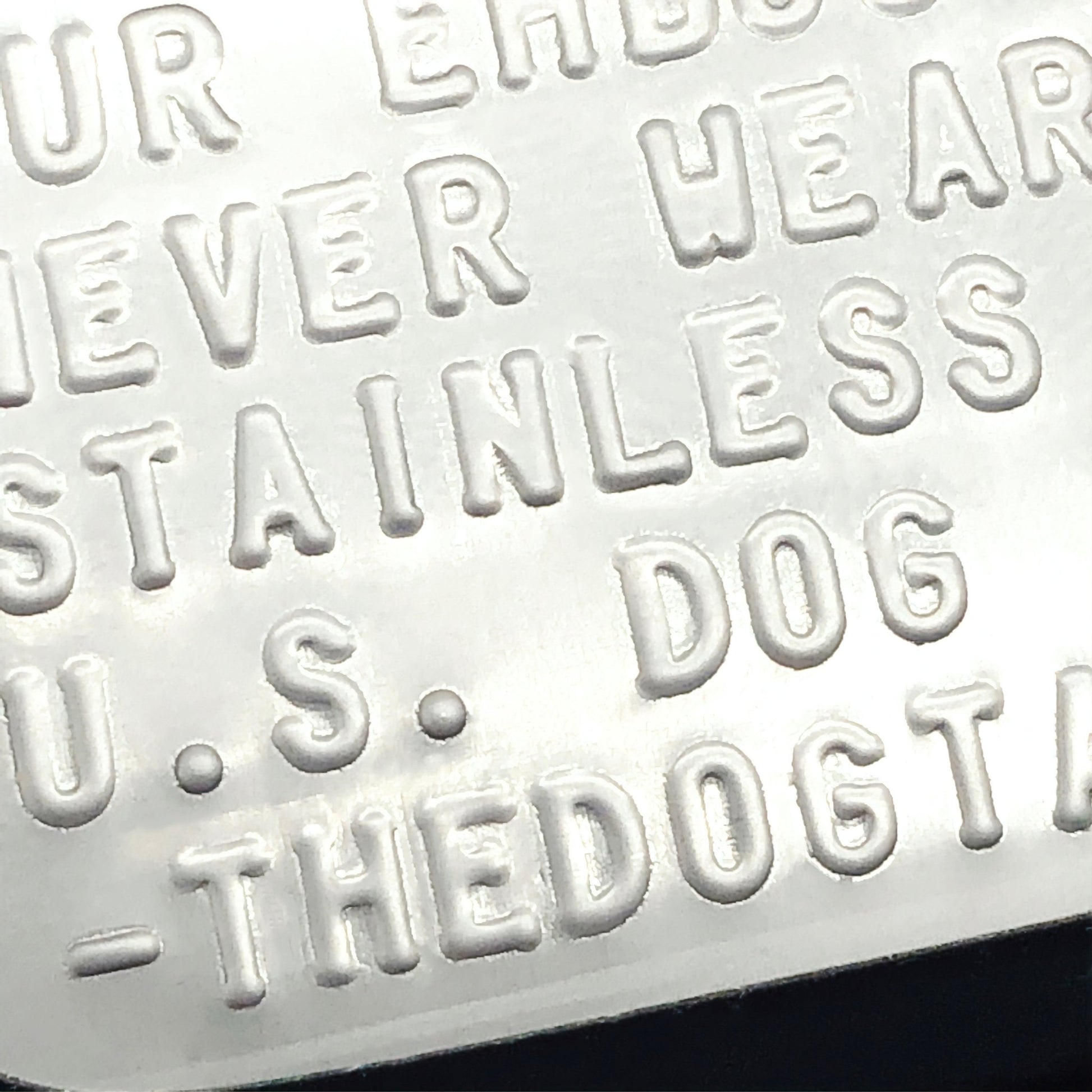 David “Dave” Joseph Katz Umbrella Academy Military Dog Tags Prop Replica - Stainless Steel - Chains&Silencers Included - TheDogTagCo