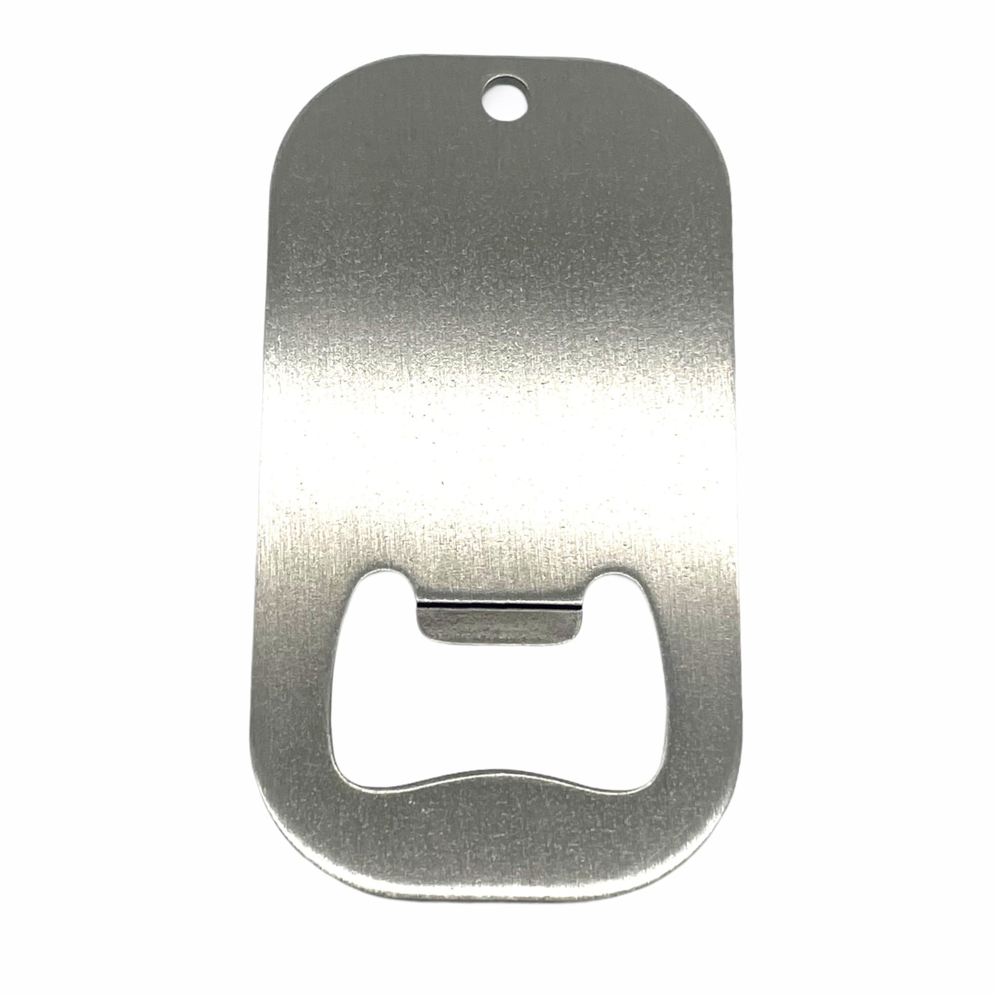Dog Tag Shaped Stainless Steel Bottle Opener - TheDogTagCo