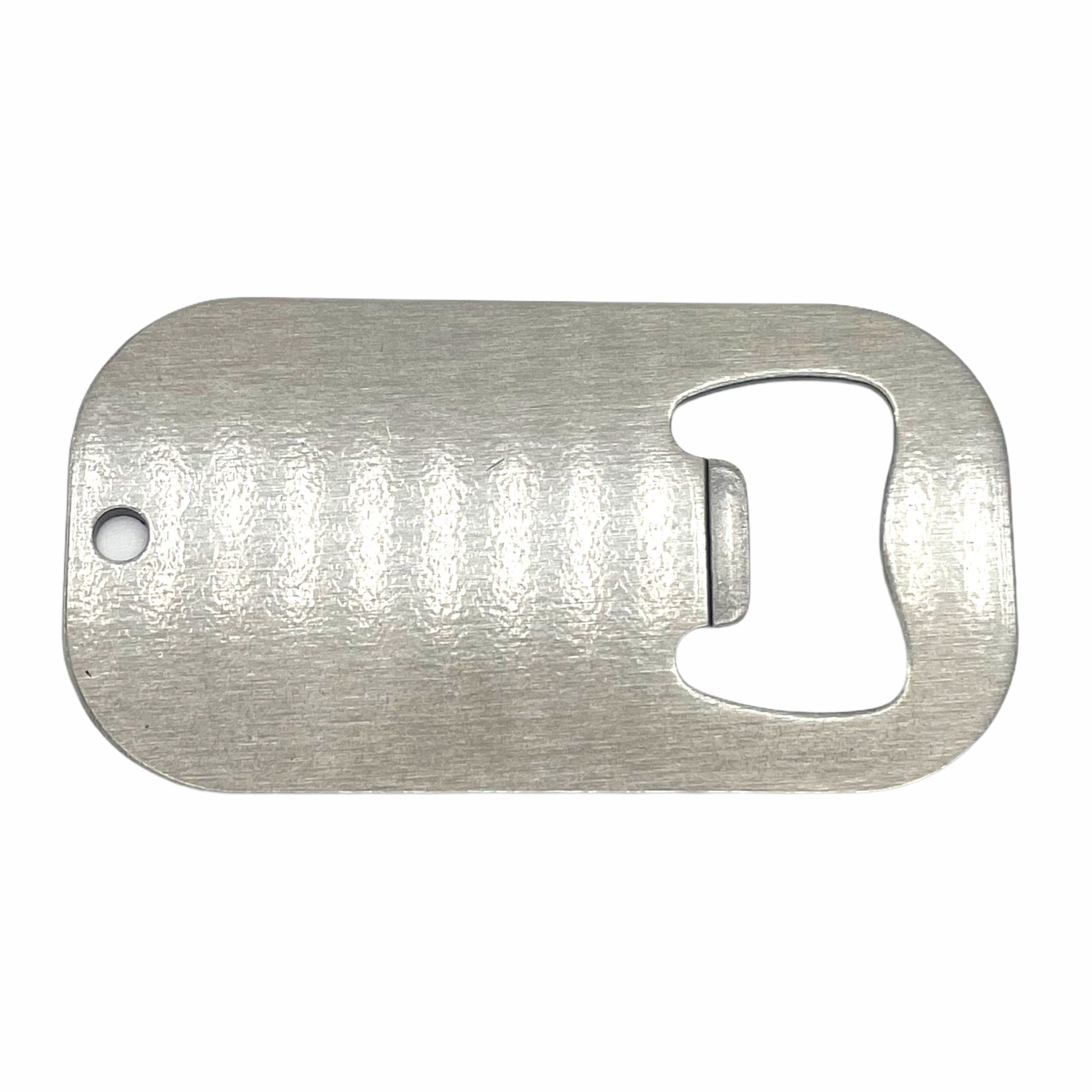 Dog Tag Shaped Stainless Steel Bottle Opener - TheDogTagCo