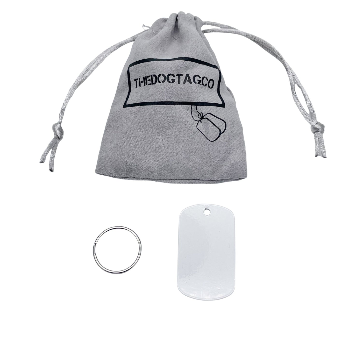 Personalised Double Sided Tag (Keyring) - TheDogTagCo