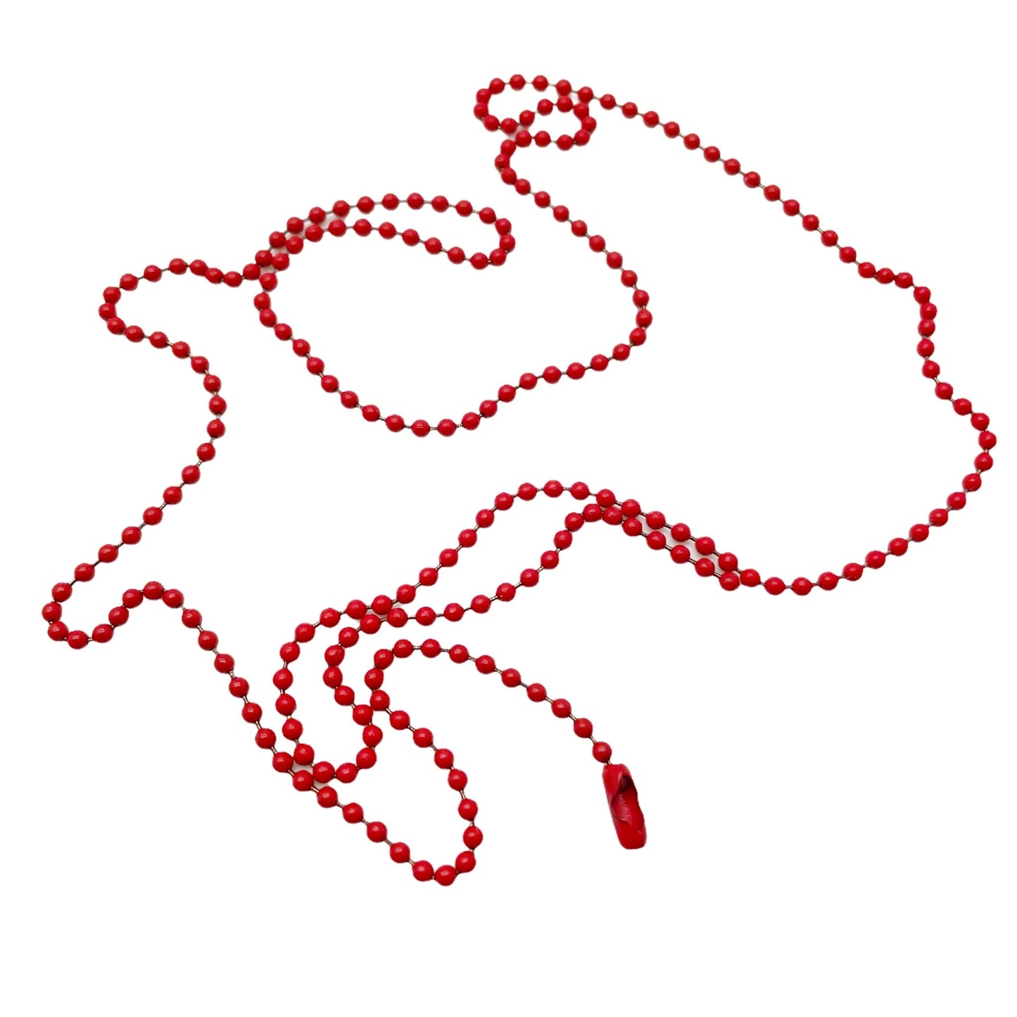 Replacement 30" Colour Coated Steel Chain - U.S.A Ball 2.4mm Bead with connector (1 - 10 Pack) - TheDogTagCo
