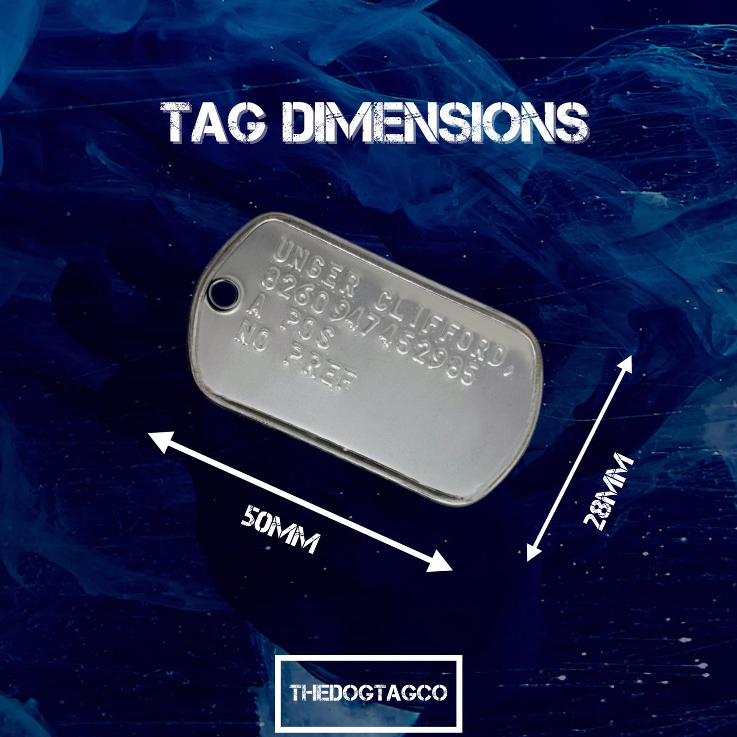 'UNGER CLIFFORD' US Military Dog Tags Necklace Pendant Gaming Collector Inspired - TheDogTagCo
