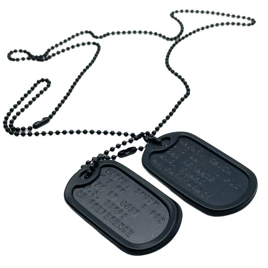 What Do Black Dog Tags Mean in the Military? - TheDogTagCo