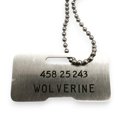 Canadian Wolverine Dog Tag Engraved Double - Sided Stainless Steel Cosplay Gift UK - TheDogTagCo