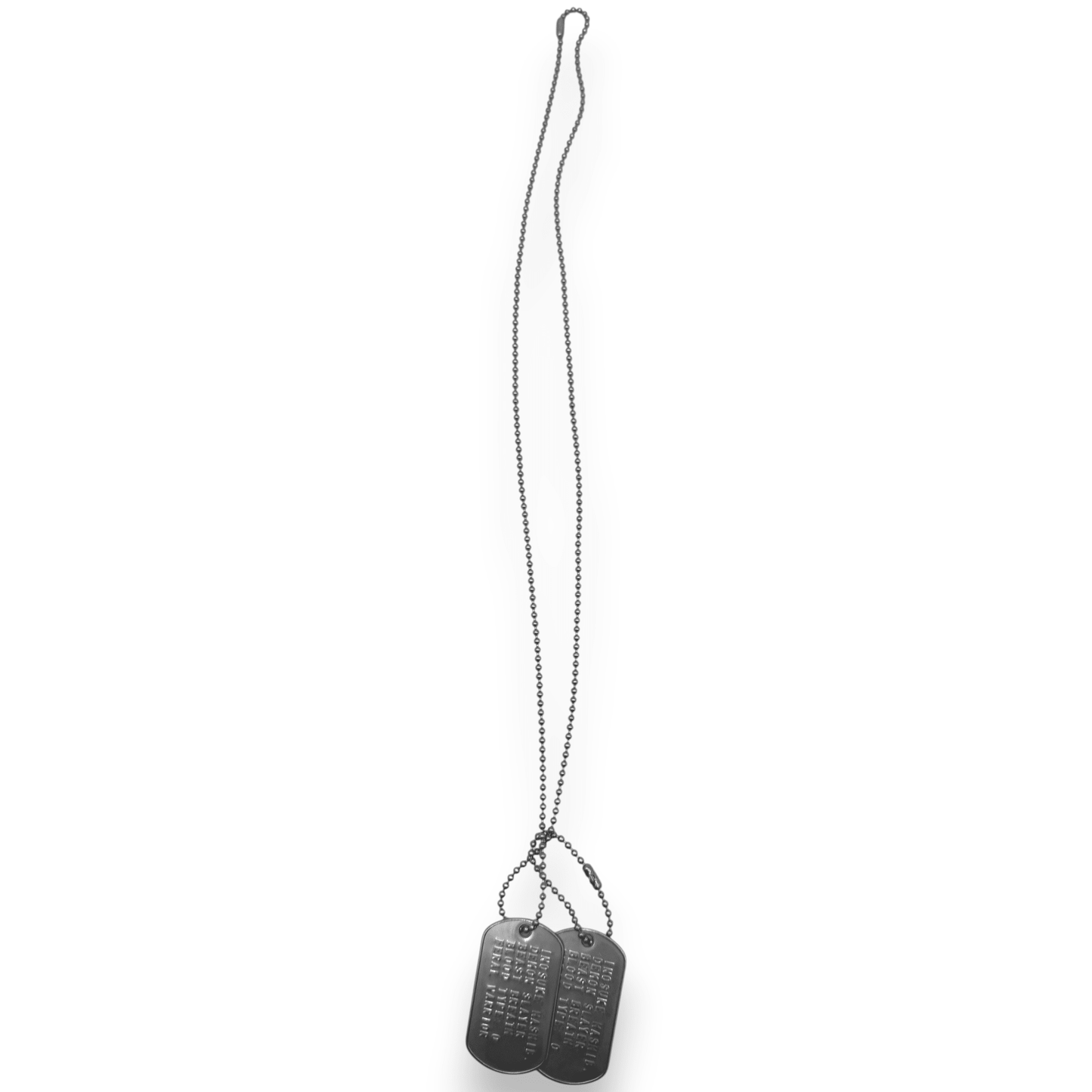 'INOSUKE HASHIBIRA' Dog Tags - Costume Cosplay Prop Replica Military - Stainless Steel Chains Included - TheDogTagCo