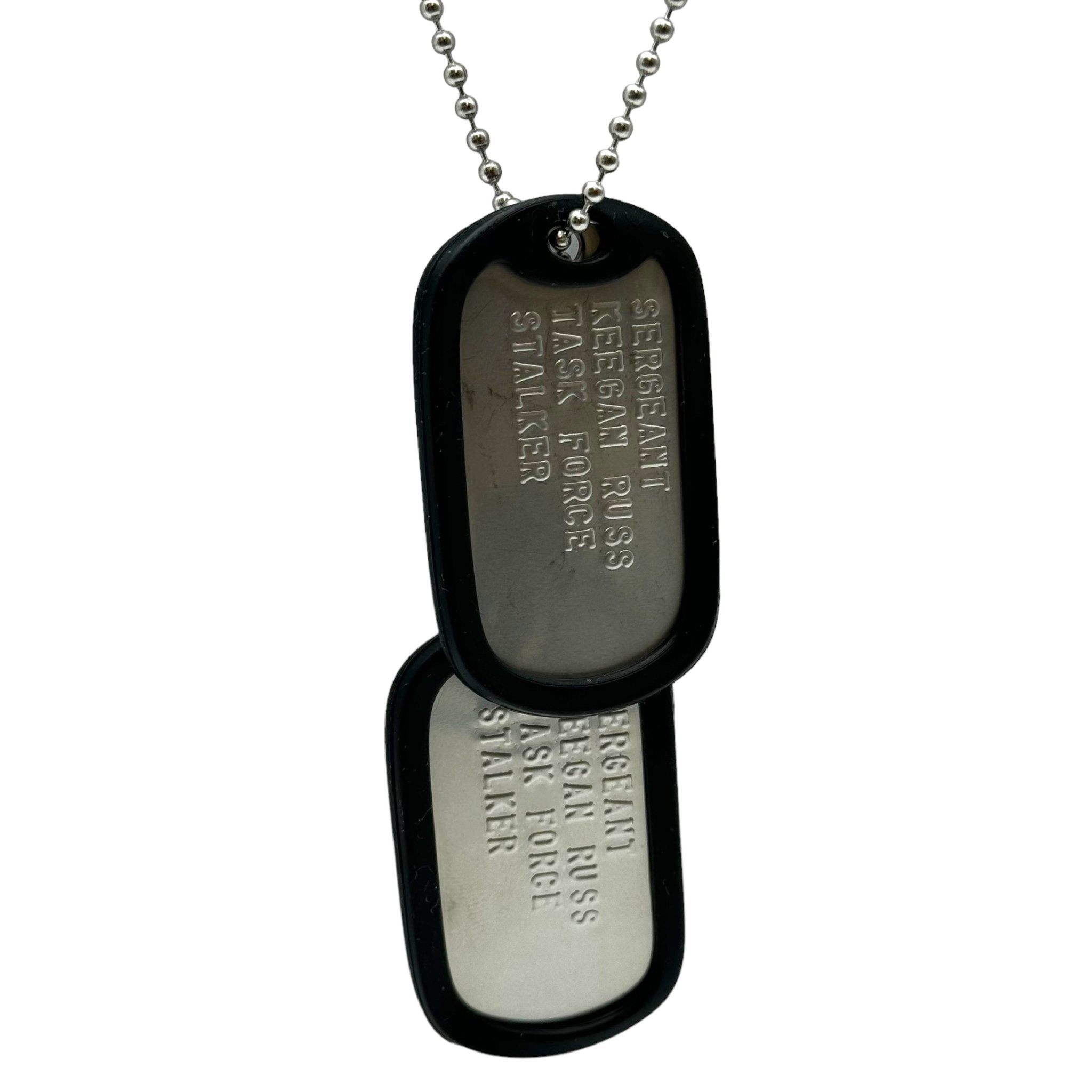 Costume dog tags best sale