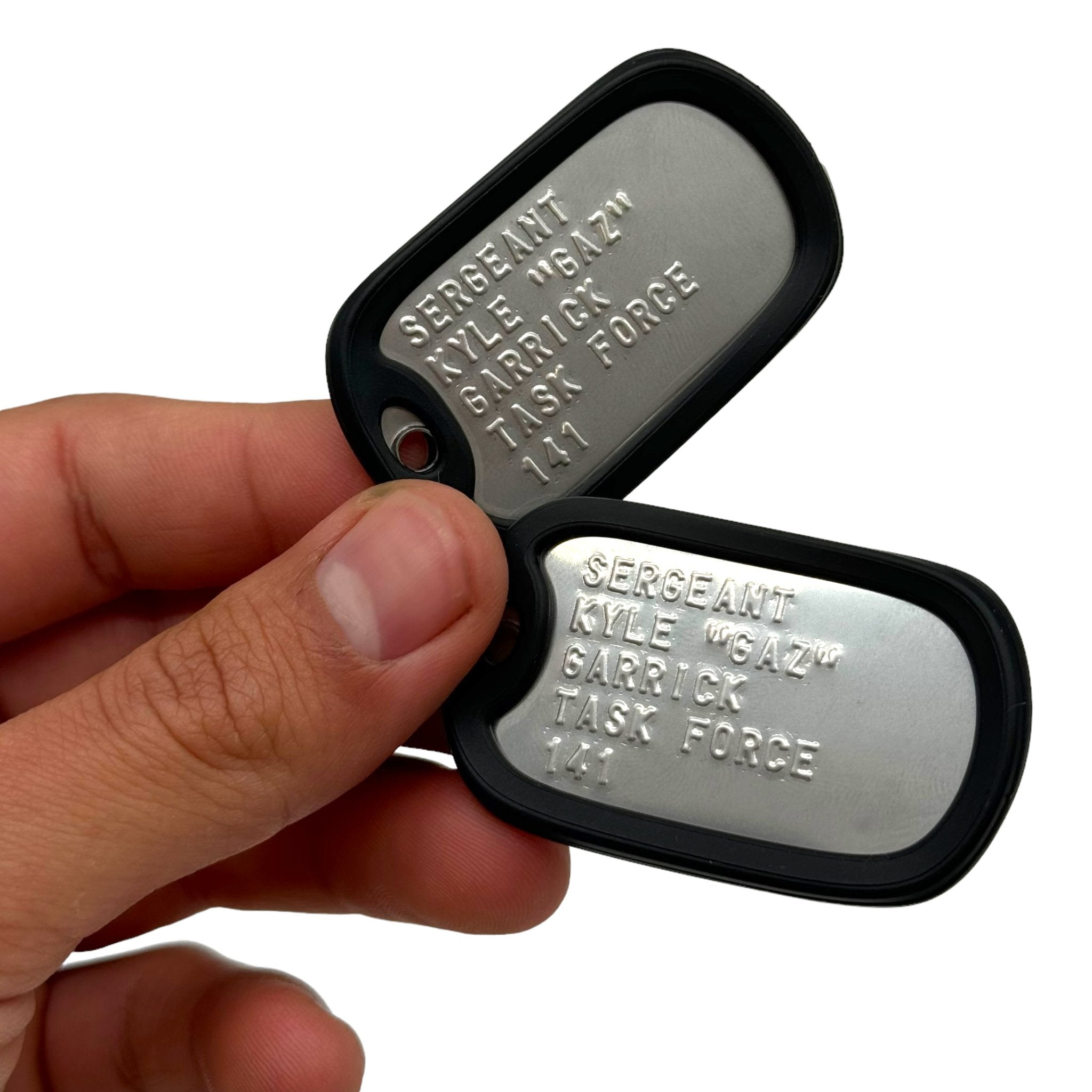 KYLE GAZ GARRICK' Military Dog Tags - Cosplay Costume Prop Replica