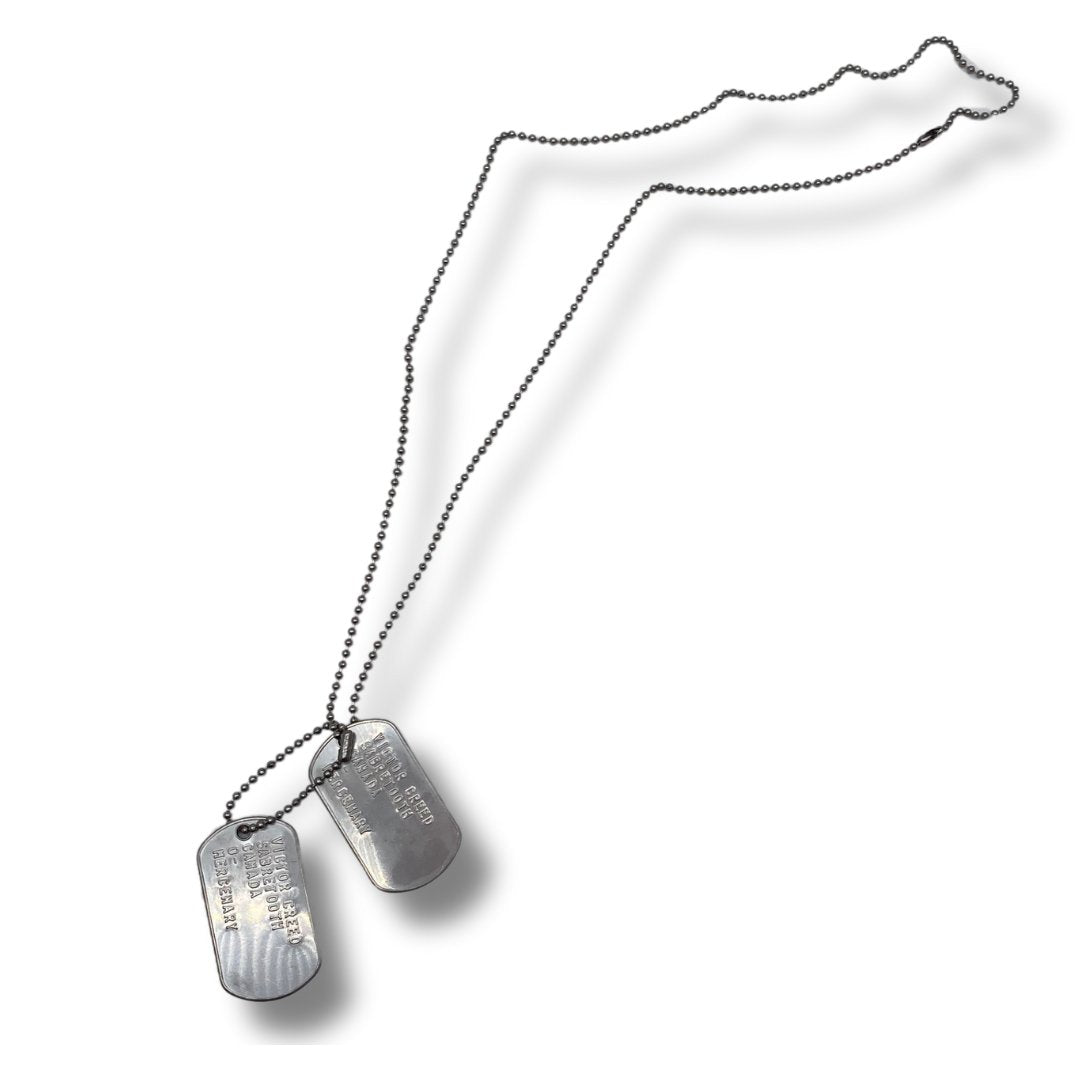 'Sabretooth' Victor Creed Dog Tag Set Inspired Stainless Steel Cosplay Gift UK Stock - TheDogTagCo