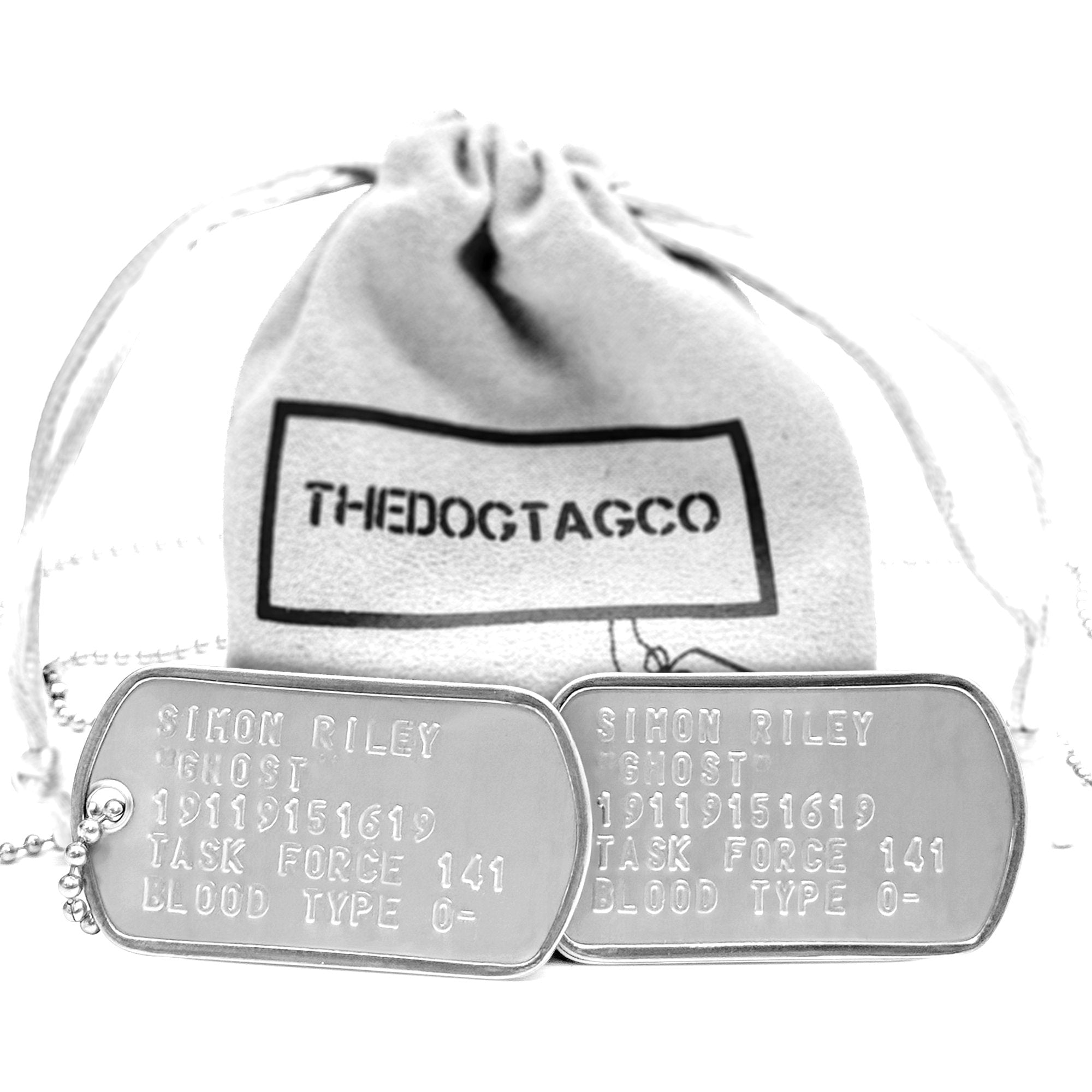 Simon 'Ghost' Riley US Military Dog Tags | TheDogTagCo