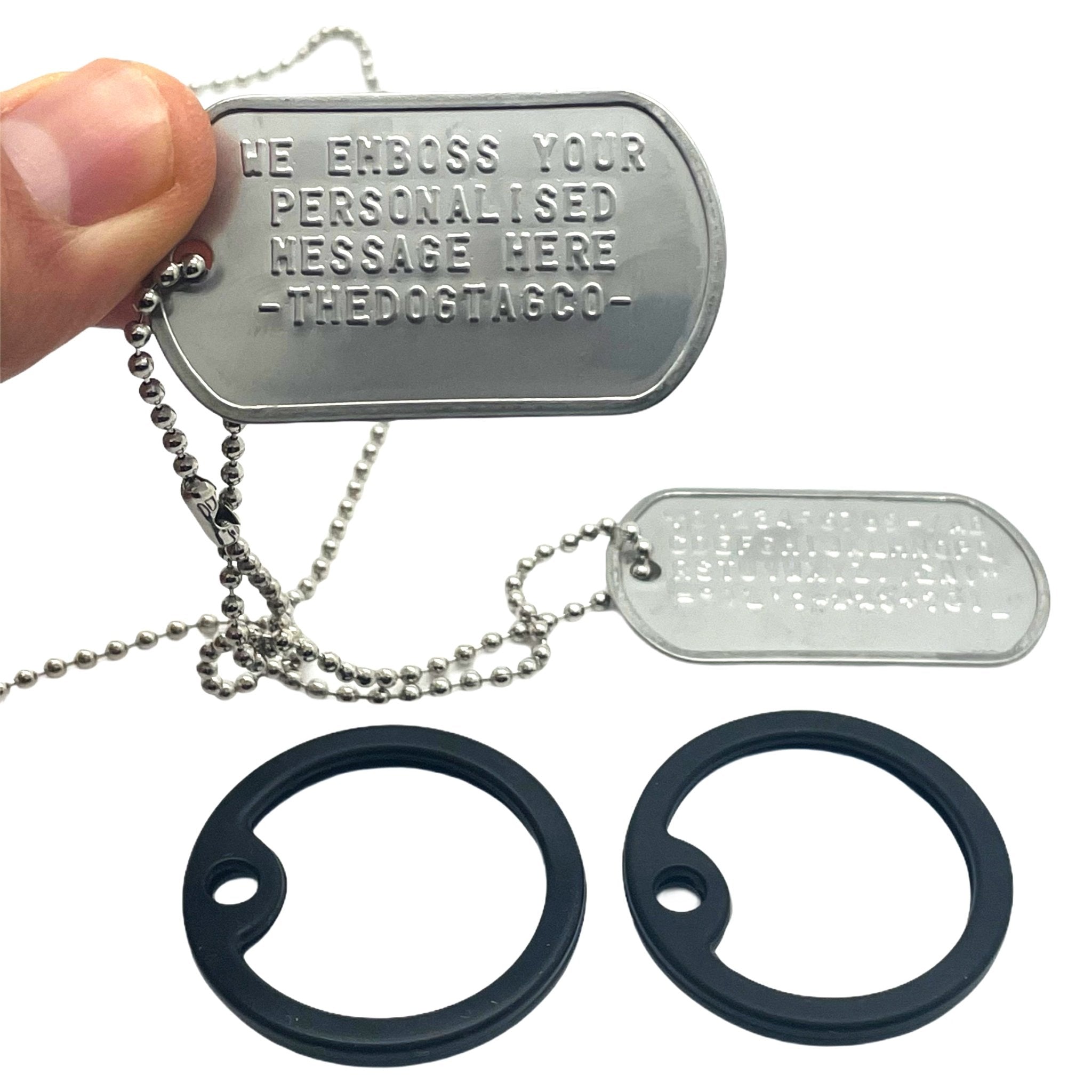 Personalized military dog tags near me hot sale