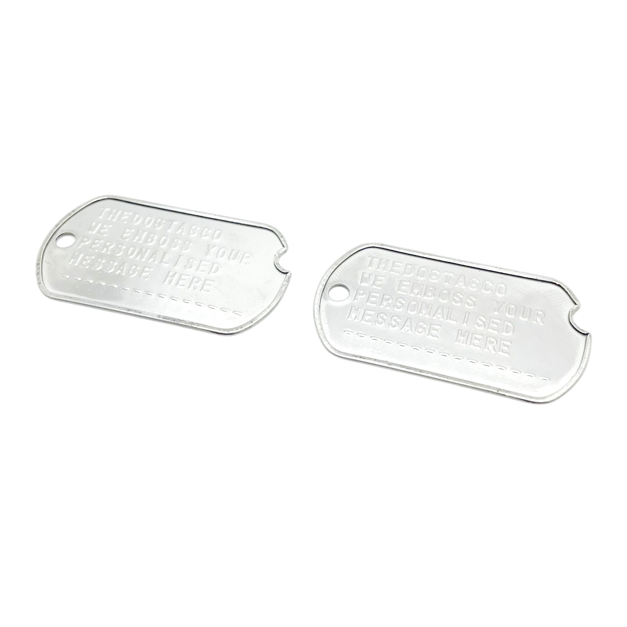 Plastic military dog tags outlet