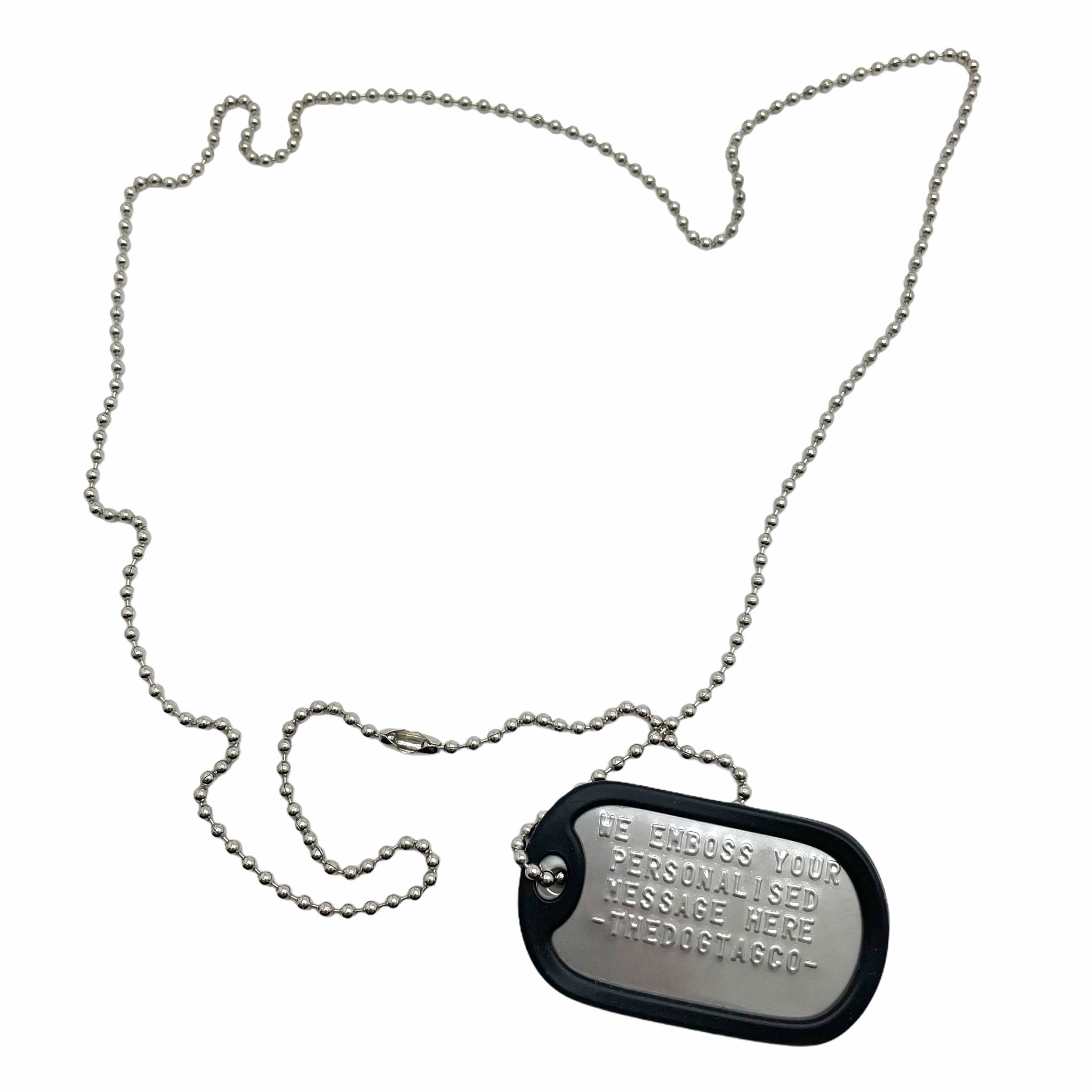 Military dog hotsell tag custom engraving