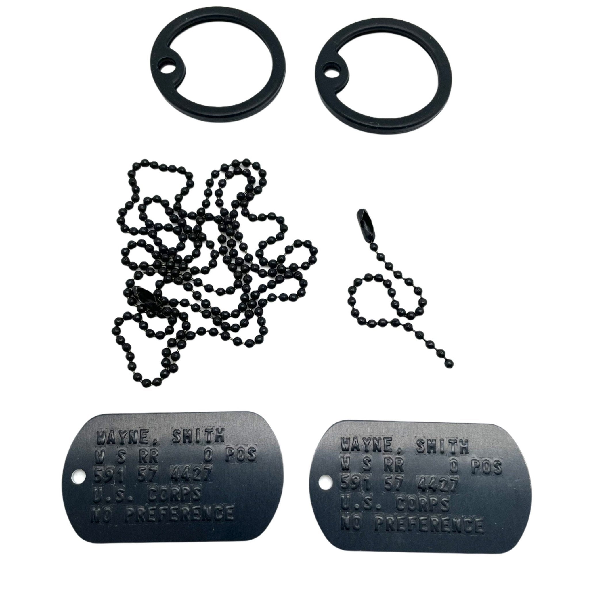 Custom dog tags with silencers clearance