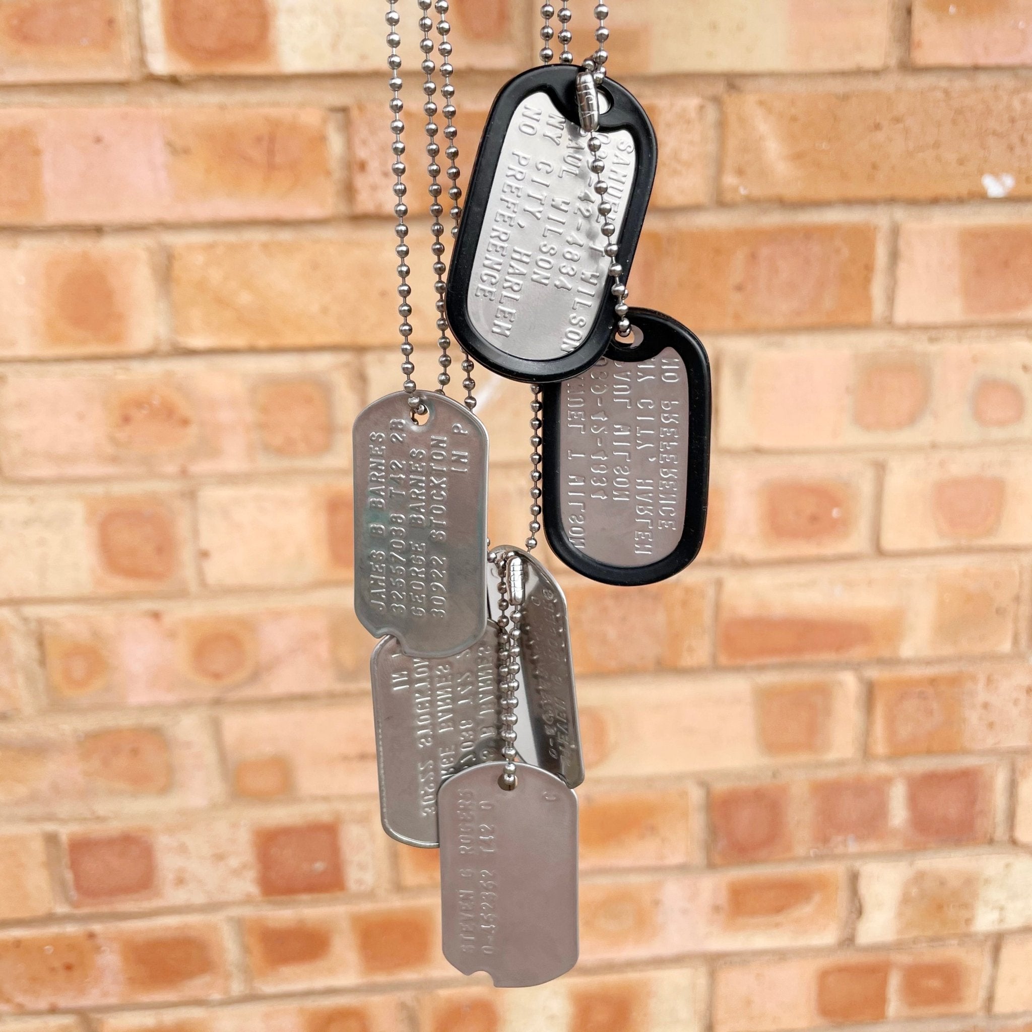 Bucky Falcon Captain America Complete Collection WWII Dog Tags TheDogTagCo