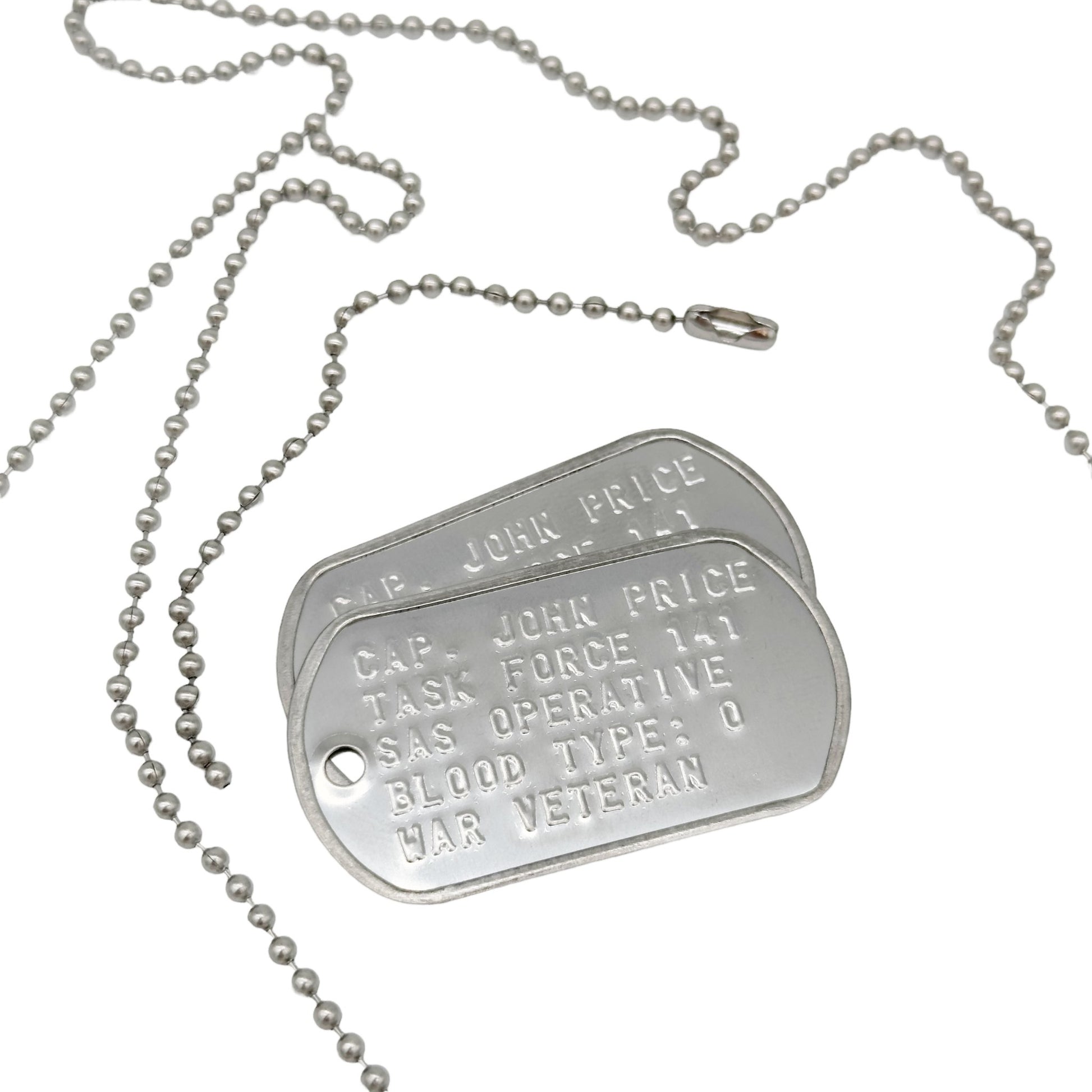 Us Army Dog Tags Mltary Spec Army WW Blank Dog Tags