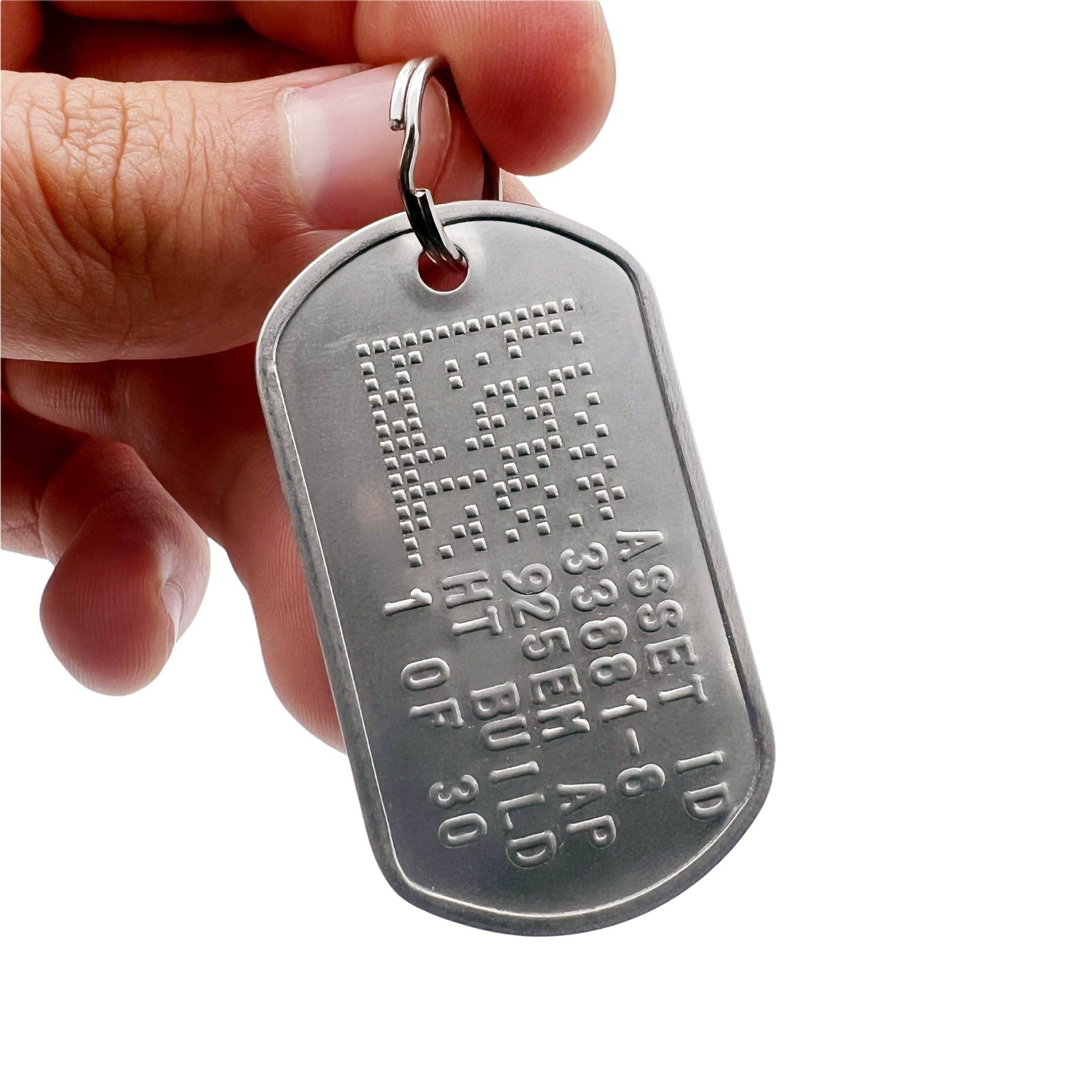 Data Matrix ID ASSET TAG for Identification and Keeping of Valuable / Important Assets - Industrial Applications - Suitable for Applications