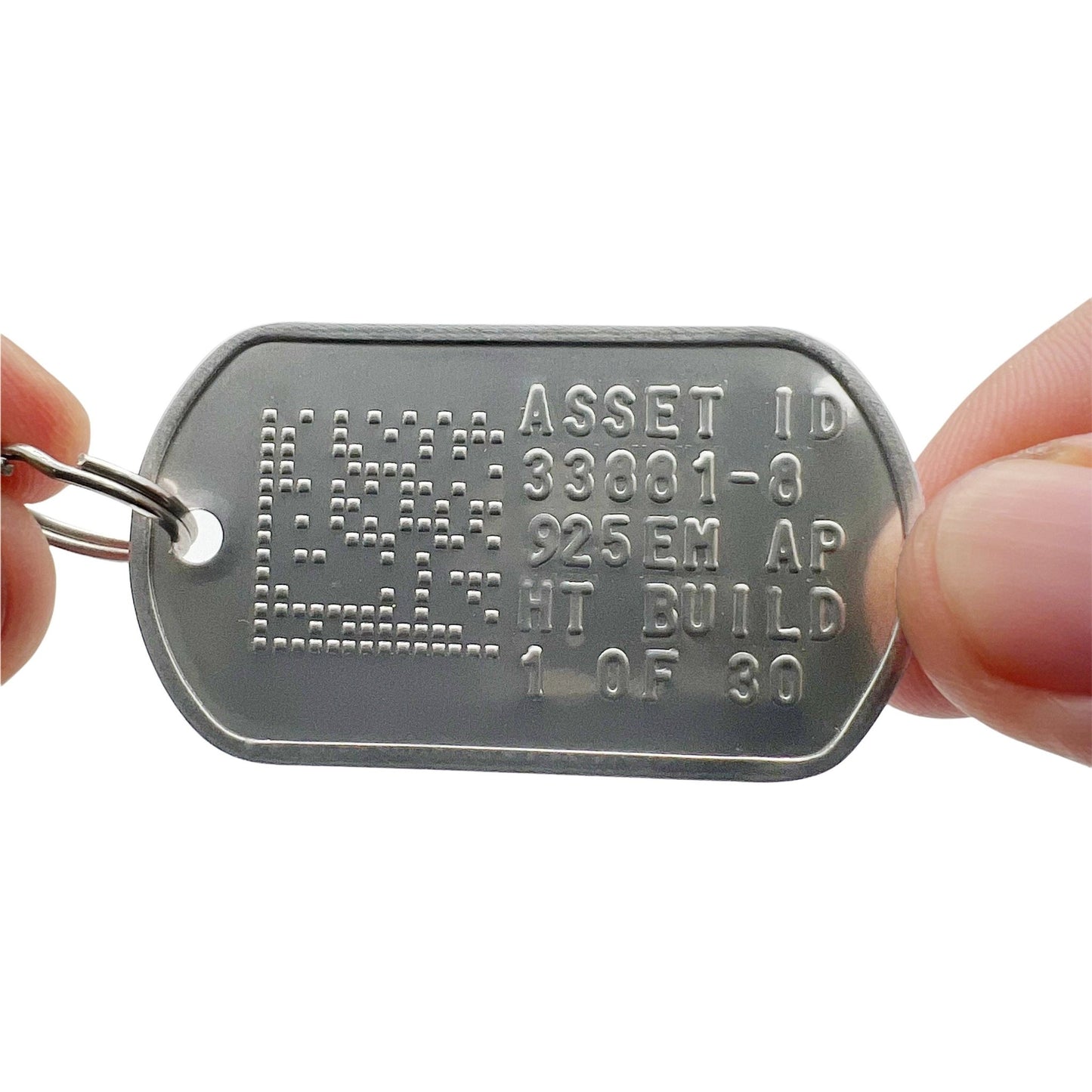 Data Matrix ID ASSET TAG for Identification and Keeping of Valuable / Important Assets - Industrial Applications - Suitable for Applications - TheDogTagCo