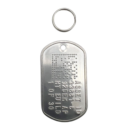 Data Matrix ID ASSET TAG for Identification and Keeping of Valuable / Important Assets - Industrial Applications - Suitable for Applications - TheDogTagCo