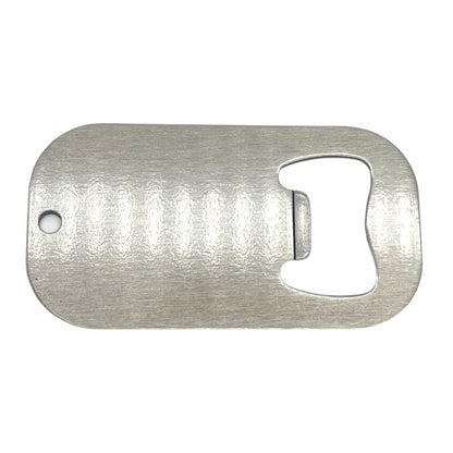 Dog Tag Shaped Stainless Steel Bottle Opener - TheDogTagCo
