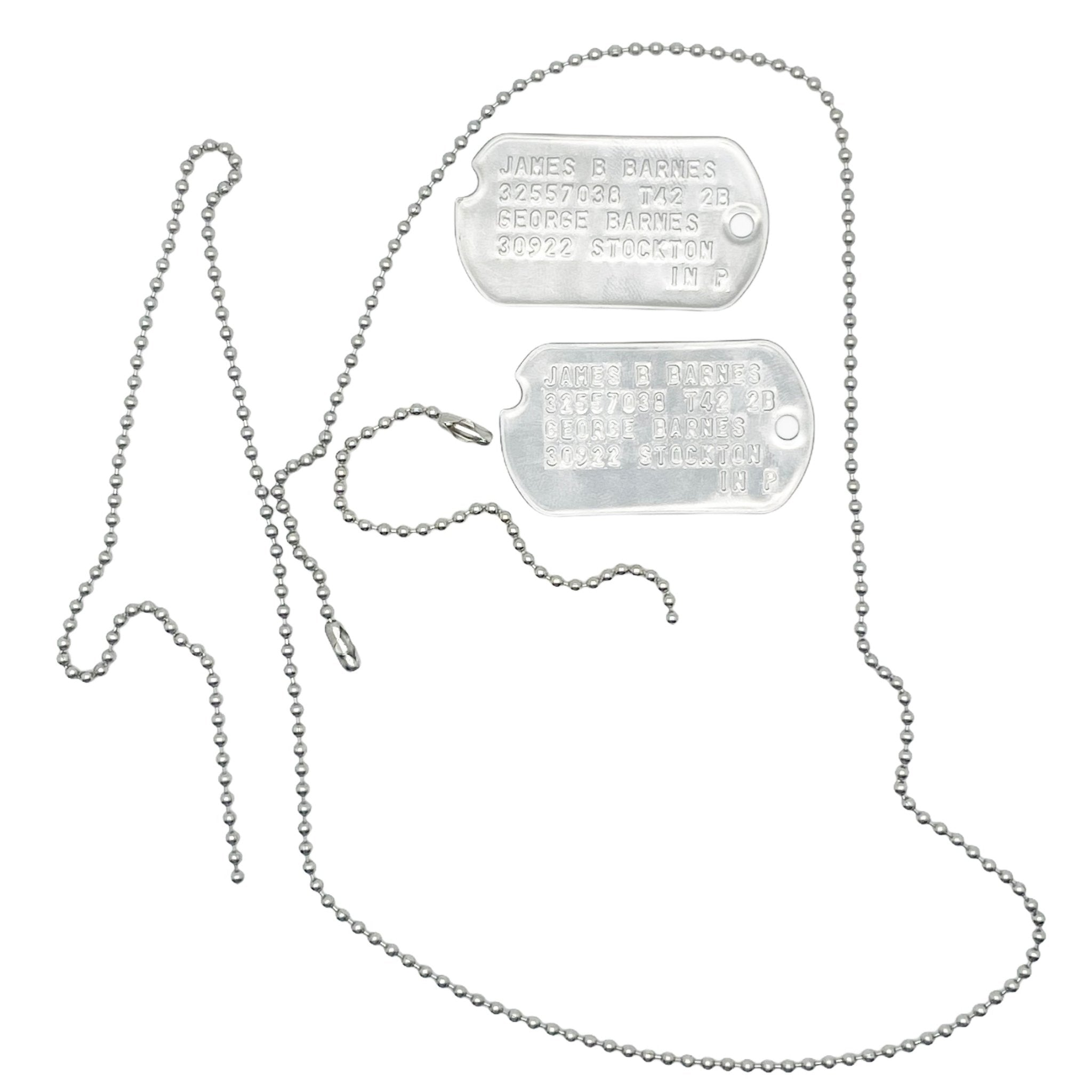 Bucky barnes clearance dog tags