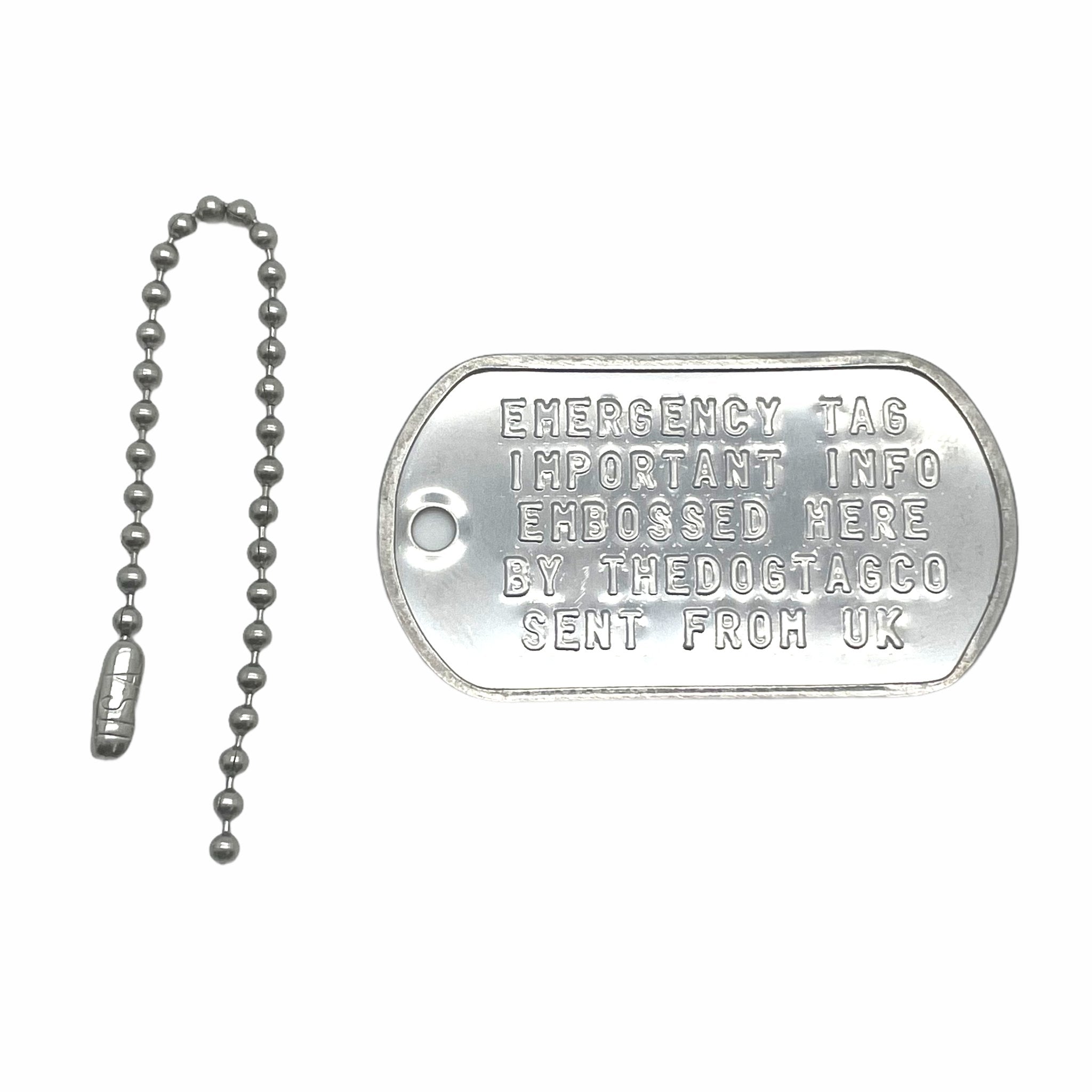 Military dog tag keychain 2025