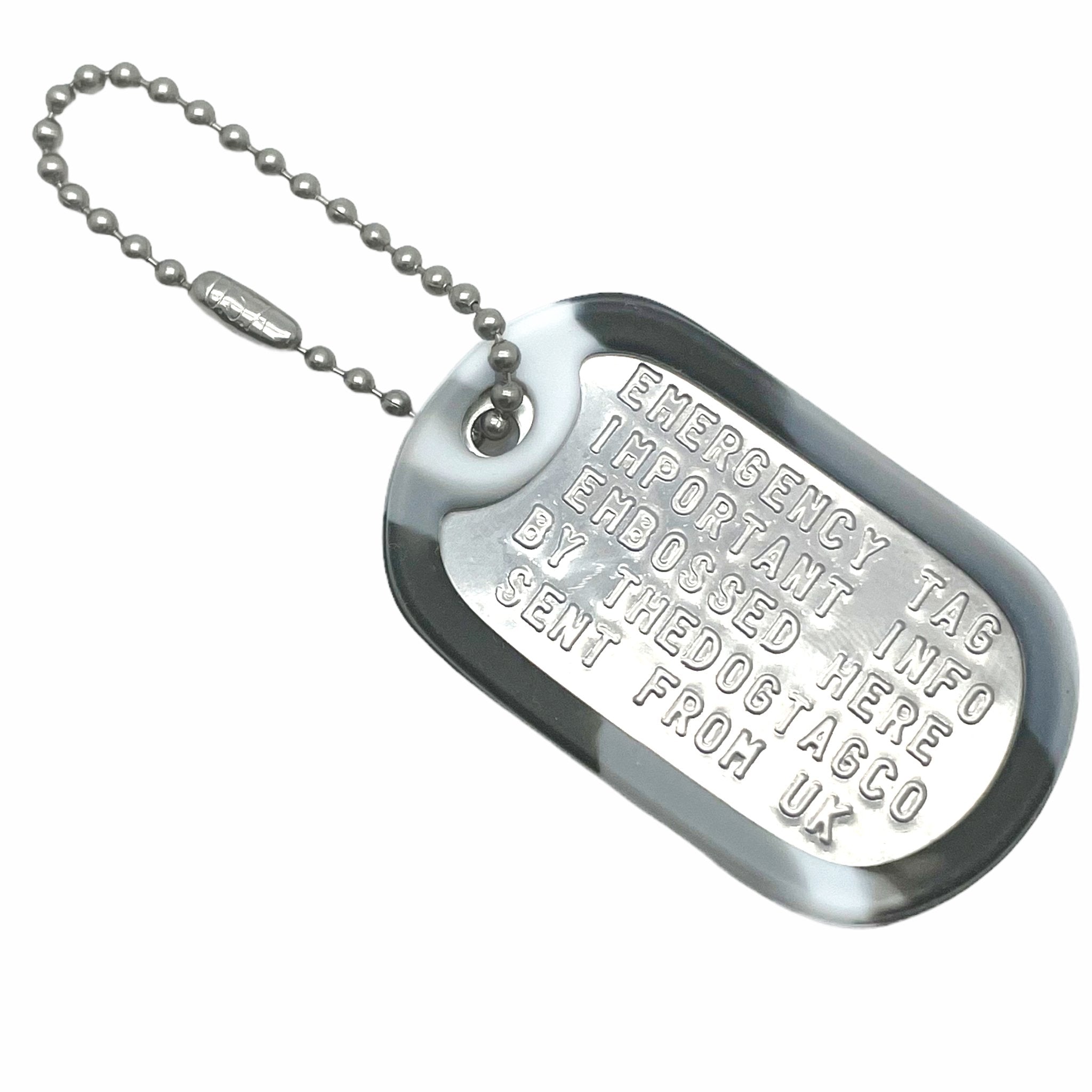 Military dog tag best sale keychain