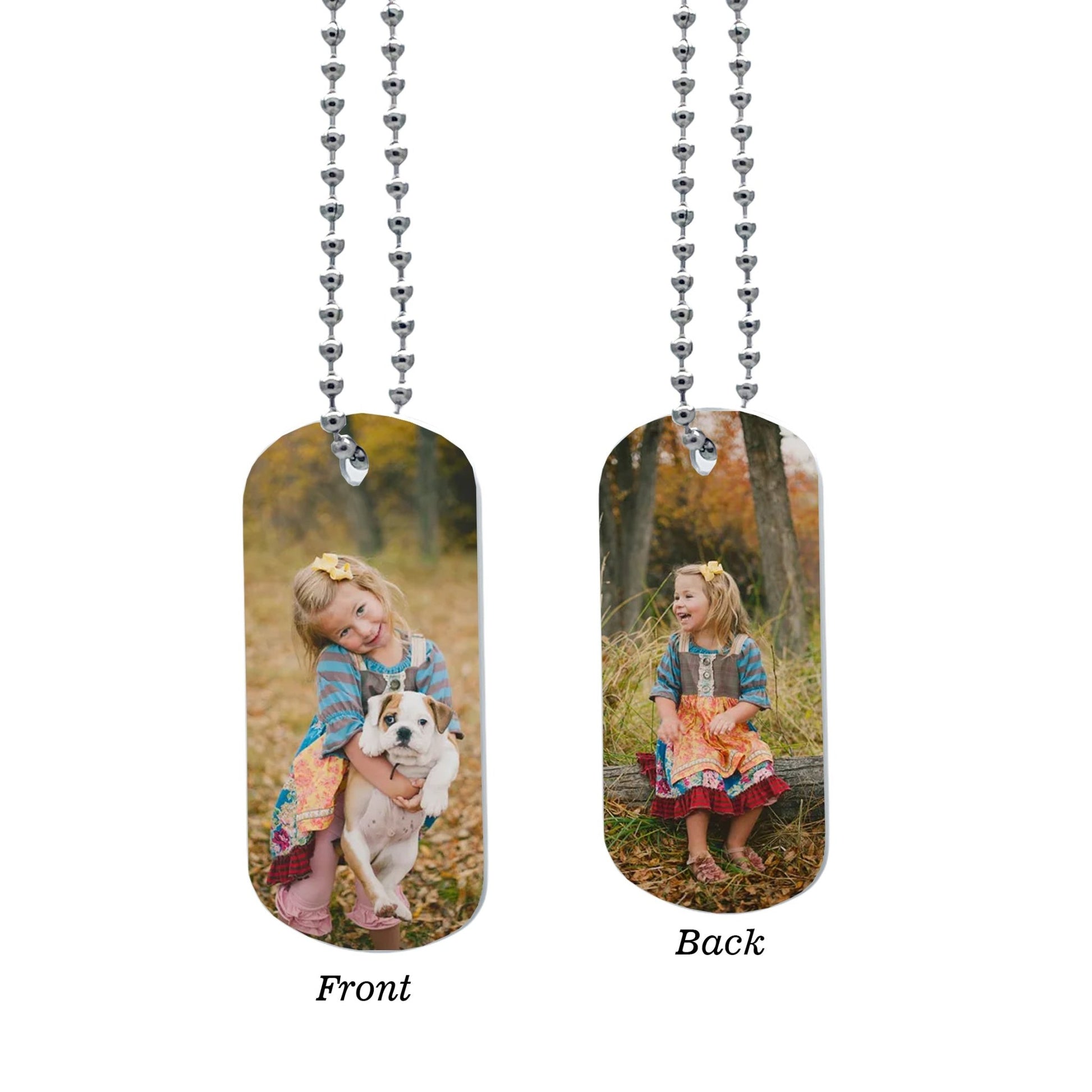 Personalised Double Sided Tag (Necklace) - TheDogTagCo