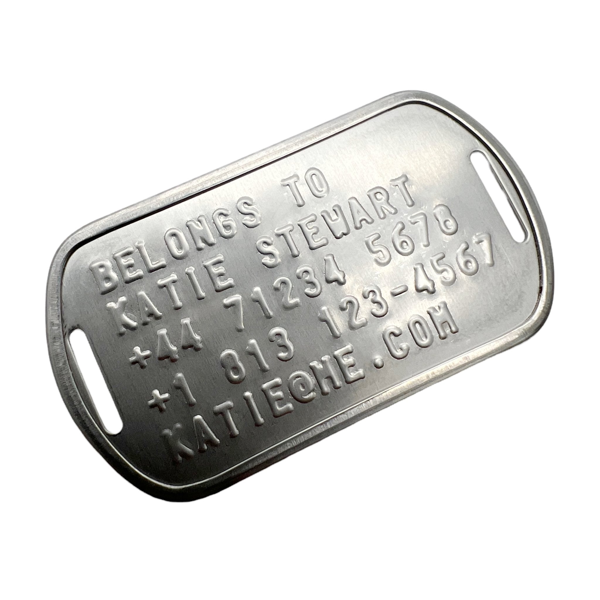 Dog shop tag nameplate