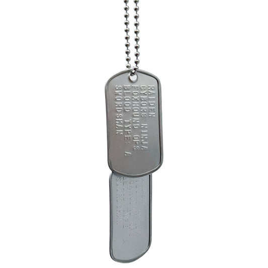 'RAIDEN' Military U.S DOG TAGS Necklace Cosplay Pendant Gaming Collector Inspired - TheDogTagCo
