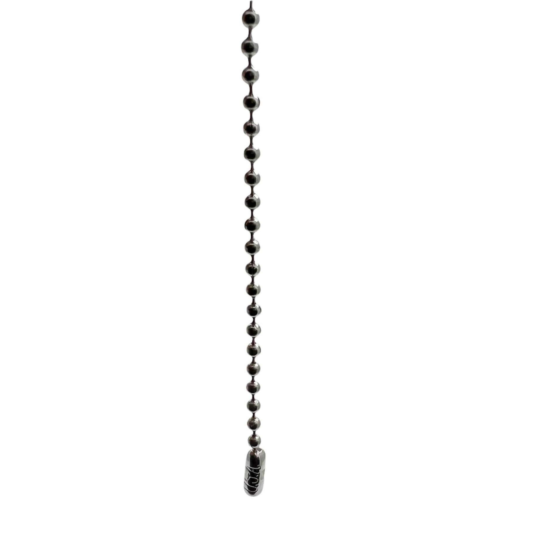 duhgbne ball bead chain stainless steel 33ft/10m beaded dog chain necklace chains  for jewelry making diy crafts silver metal small bead chain roll with 20pcs  